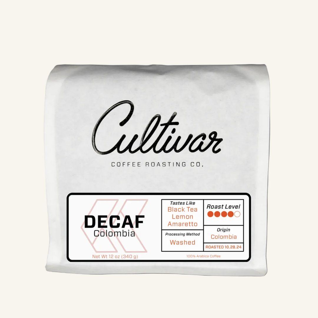 Retail bag of Cultivar Coffee Roasting Co.&