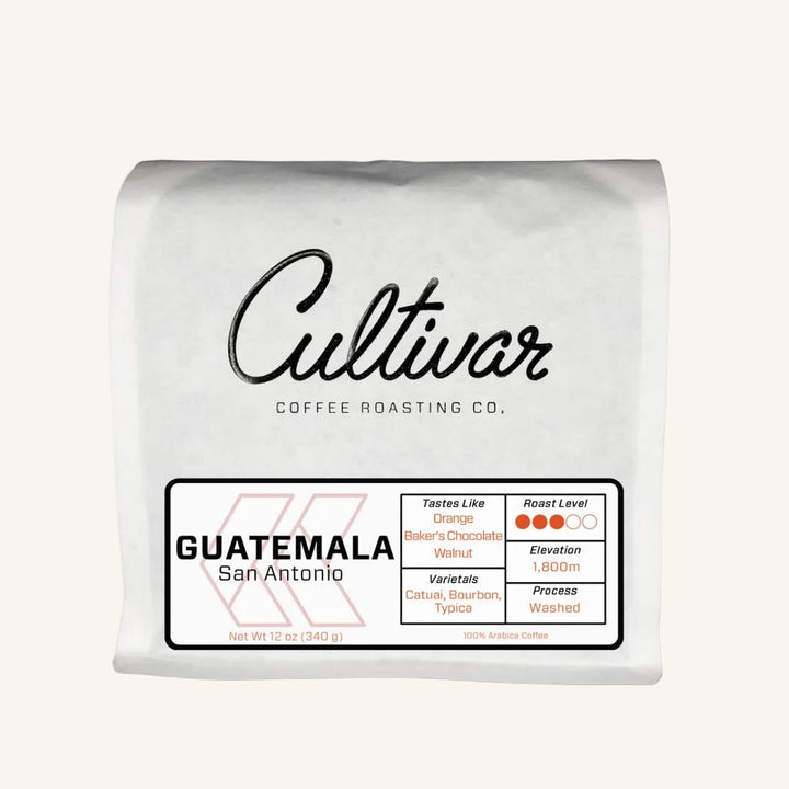 Retail bag of Cultivar Coffee Roasting Co.&