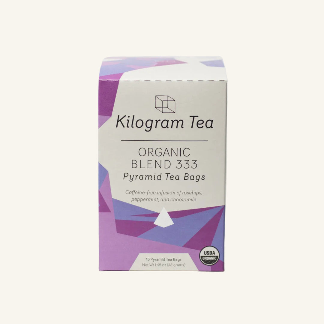 15-count box of Organic Blend 333 Teabags from Cultivar Coffee Roasting Co.