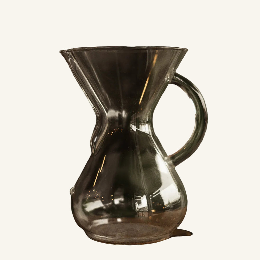 6 cup size glass handled Chemex Coffeemaker
